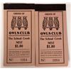 Image 1 : Order of the Owl's Scarce Ephemera  [153847]