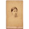 Image 1 : CDV of Woman from Fort Scott. Kas. 1885 [151221]