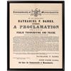 Image 1 : Commonwealth of MA Proclamation of Public Thanksgiving [151166]