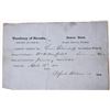 Image 1 : Mayfield Murder Trial Witness Certificate; 1862 [153574]