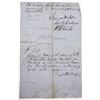 Image 2 : Mayfield Murder Trial Witness Certificate; 1862 [153574]