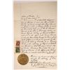 Image 1 : Humboldt County Recorder document with NV 5 cent stamps; 1865 [153584]