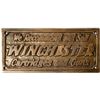 Image 1 : Winchester Cartridges and Guns Brass Plaque [151218]