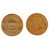 Image 1 : Encased Postage Stamp 1 & 3c Ayers Cathartic Pills [151064]
