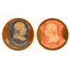 Image 2 : Encased Postage Stamp 1 & 3c Ayers Cathartic Pills [151064]