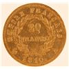Image 2 : Napoleon 20 Franc gold coin [151057]