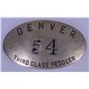Image 1 : Denver, CO Metal Peddler Badge [153413]