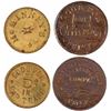 Image 1 : Two Different Pre-1900 Lake Tahoe Tokens [144749]