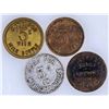 Image 2 : Albuquerque Quartet of Baked Goods and Beverages Tokens [153867]