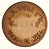 Image 1 : J. F. Wells's Saloon Token [152644]