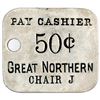 Image 1 : Great Northern Railroad Token [152068]
