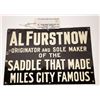 Image 1 : Al Furstnow Saddle Tin Sign [152447]