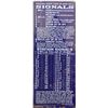 Image 1 : Arizona State Code of Mine Signals Metal Sign [152186]