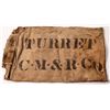 Image 1 : Turret, Colorado Canvas Ore Bag; c.1898-1900s [153655]