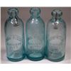 Image 1 : Trio of Gunnison City Hutch Bottles [151510]