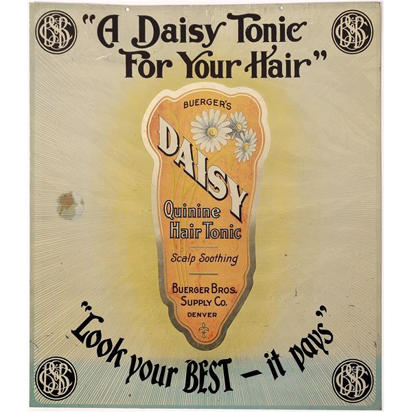 Daisy Hair Tonic Sign [153607]