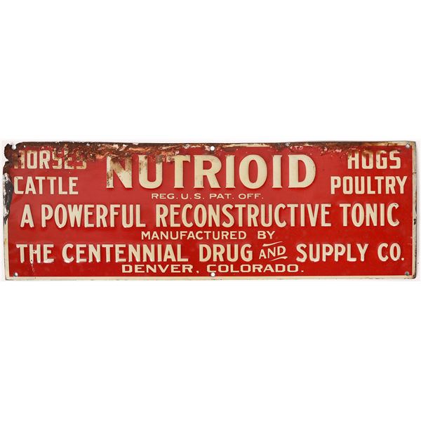 Nutrioid Livestock Tonic Sign [153606]