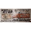 Image 1 : Manitou Table Water and Ginger Champagne Metal Sign [152148]