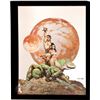 Image 1 : Frazetta "Princess of Mars" Vintage Mirror Art [142947]