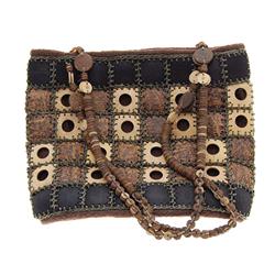 Handmade Coconut Shell Handbag  (ACT-063)