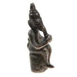 Antique Bronze Nickel Elephant Buddha (ANT-237)