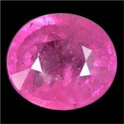 0.98ct VERY RARE  Excellent  Pink Sapphire Oval Heated VS RETAIL $ (GEM-3975)
