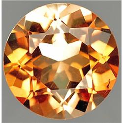 3.31ct RARE Shimmering Round Natural Best Champagne Imperial Topaz VVS RETAIL $2650 (GEM-4517)