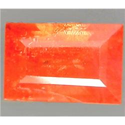 1.48ct RARE Baguette Cut Orange Padparascha Sapphire VS RETAIL $1600 (GEM-4529)