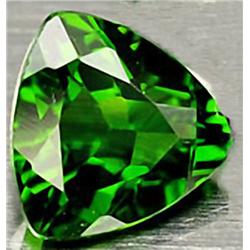 .42ct VERY RARE Excellent Trillaint Set Green Chrome Diopside VVS RETAIL $1350 (GEM-4601B)