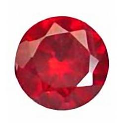 1.5ct RARE Extraordinary Red Rhodolite Garnet Untreated VVS RETAIL $800 (GEM-4632B)