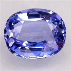 1.46ct VERY RARE Twinkling Top Purple Blue Tanzanite Oval AAA FLAWLESS RETAIL $6500  (GEM-4268)