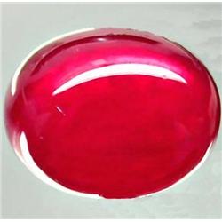 10.78ct RARE Good Shape Top Red Natural Ruby Madascar Cabochon RETAIL $4000  (GEM-4596)