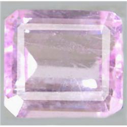 20.28ct RARE Neon Pink Natural Kunzite Emerald Cut VS RETAIL $7850  (GEM-4698)