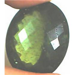 50ct VERY RARE Natural Clean Chrome Green Apatite RETAIL $35000  (GEM-4737)