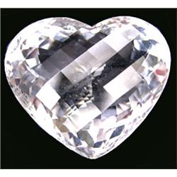 19.03ct RARE Light Pink Morganite Heart AAA VS RETAIL $7500  (GEM-4950)