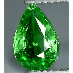 1.35ct VERY RARE Lustrous Vivid Hot Mint Green Tsavorite Garnet VS RETAIL $4850  (GEM-7053)