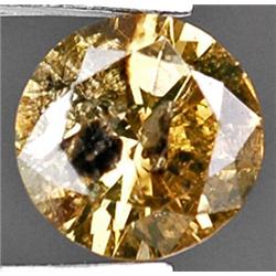 .12ct RARE Round Cut Unheated Fancy Diamond RETAIL $625  (GEM-7126)