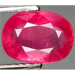 1.66ct RARE Top AAA Pink Sapphire Nigeria VS Oval Cut  RETAIL $1550  (GEM-7137)