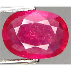 1.98ct RARE Top AAA Mozambique Pink Red Ruby VS Oval Cut  RETAIL $1800  (GEM-7139)