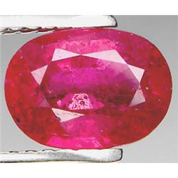 1.71ct RARE Top AAA Mozambique Pink Red Ruby VS Oval Cut  RETAIL $1600  (GEM-7194)
