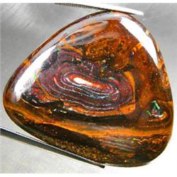 57.91ct RARE Fancy Cabachon Multicolor Natural Boulder Opal RETAIL $4950  (GEM-7202)