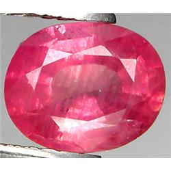2.61ct RARE Top AAA Mozambique Pink Red Ruby VS Oval Cut  RETAIL $2450  (GEM-7225)
