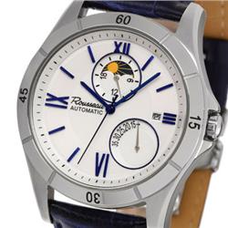New Rousseau Mens Stainless Power Reserve Sport Watch Ret $2095  (WAT-097)