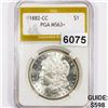 Image 1 : 1882-CC Morgan Silver Dollar PGA - MS63+