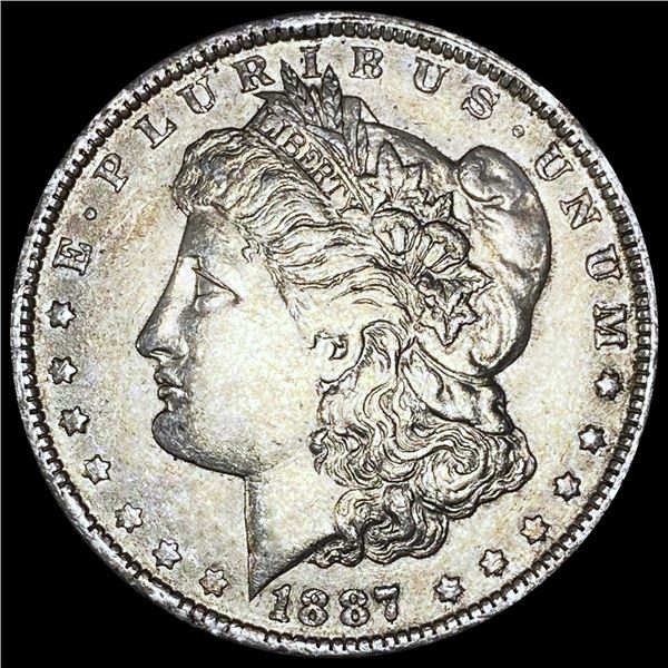 1887-O Morgan Silver Dollar NEARLY UNCIRCULATED