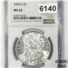 Image 1 : 1890-S Morgan Silver Dollar NGC - MS62