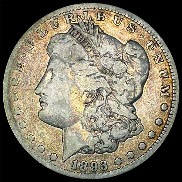 1893-CC Morgan Silver Dollar NICELY CIRCULATED