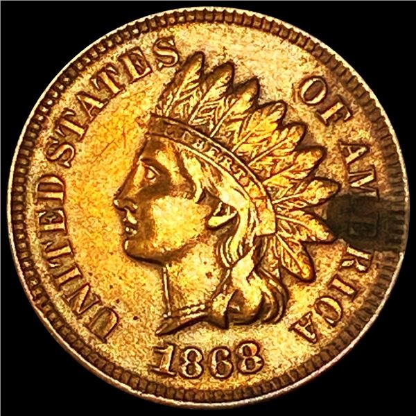 1868 Indian Head Cent CLOSELY UNCIRCULATED
