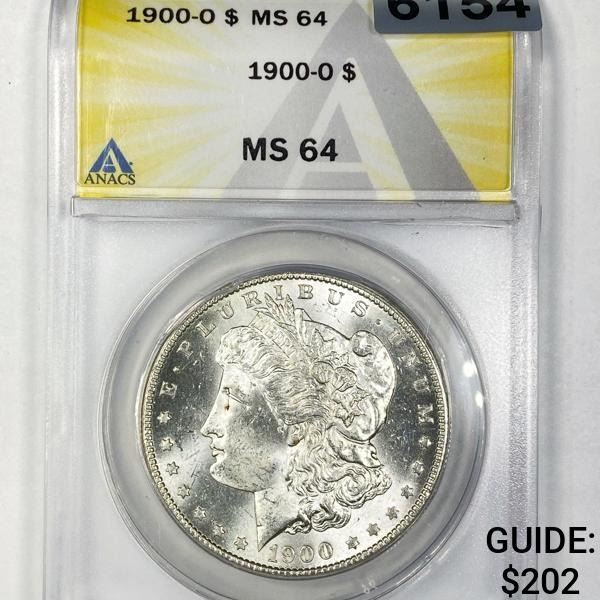 1900-O Morgan Silver Dollar ANACS - MS64