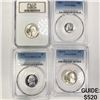Image 1 : 1946-1969 Set (4) Misc Graded Coins PCGS, NCG -